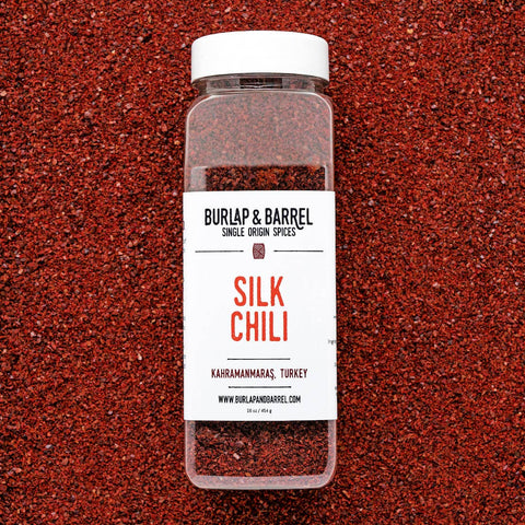 Silk Chili Flakes (Aleppo Pepper), 1.8 oz - Burlap & Barrel