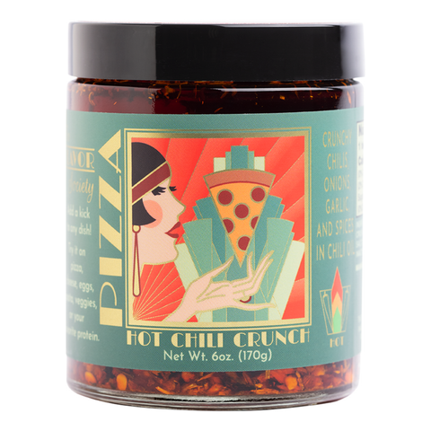Hot Pizza Chili Crunch, 6oz - The Flavor Society