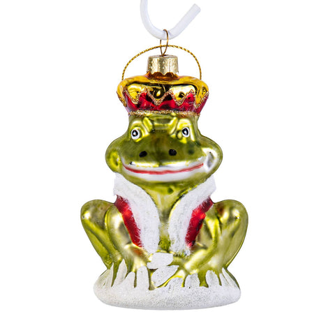 The Frog Prince Glass Christmas Tree Ornament - STP