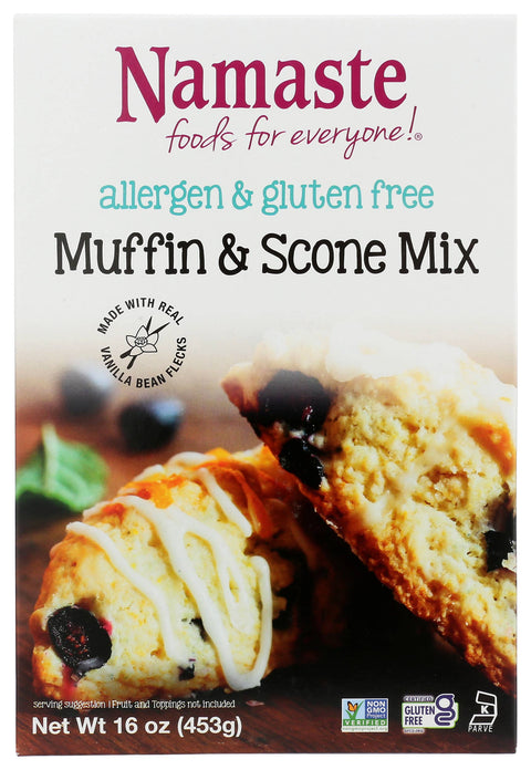 Gluten Free Muffin & Scone Mix, 16 oz - Namaste Foods