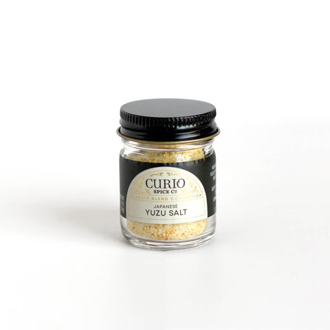 Japanese Yuzu Citrus Sea Salt Blend, 0.7 oz Jar - Curio Spice Co