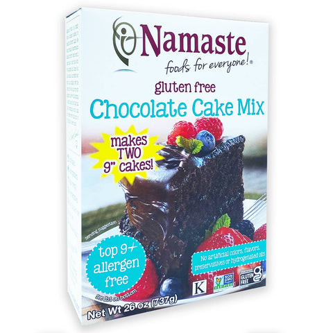 Chocolate Cake Mix, 26 oz, Gluten Free - Namaste Foods
