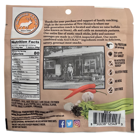 Duck Jerky, 2.1 oz - Pearson Ranch