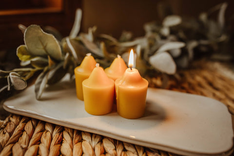 Beeswax 2" Votive Candles - The Holton Homestead