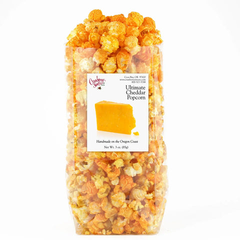 Ultimate Cheddar Popcorn, 4 oz. - Cranberry Sweets & More