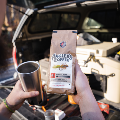 Woolly's Blend, Whole Bean, 12oz - Angler's Coffee