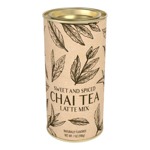 Sweet & Spiced Chai Tea Latte Mix, 7oz Round Tin - McSteven's