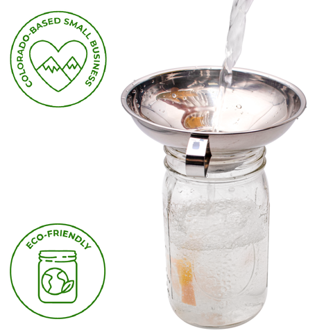 Stainless Steel Funnel for Mason Jars - Mason Jar Lifestyle