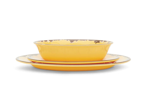 Melamine Dinnerware, Set of 12, Multicolor - Fox Run Brands