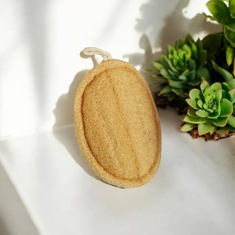 Large Exfoliating Loofah, Oval - Bamboo Switch