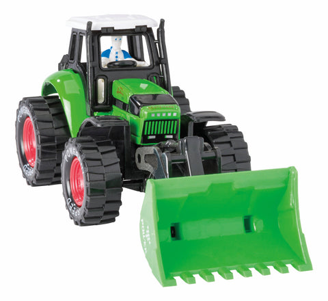 Rollin' Scoop Tractor-Toy Tractor, Die Cast Farm Toys - Toysmith