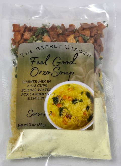 Feel Good Orzo Soup, 3 oz - The Secret Garden