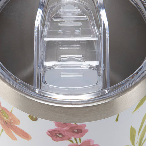 Flower Garden Wine Tumbler, 12 oz - Primitives by Kathy