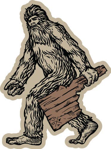 Idaho Bigfoot 2.0, 2" Wooden Magnet