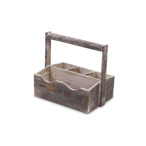 Nicola Wooden Decorative Caddy: Small - Cheungs Home Decor