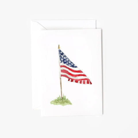 American Flag Mini Notecard, 2.5" x 3.5" - Emily Lex Studio