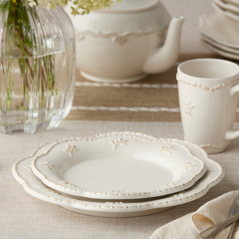 Heritage Beads Salad Plate, 9" - Graceful Artisan Accent