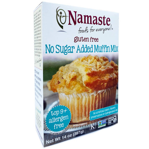 Muffin Mix, 14 oz, Gluten Free No Sugar Added - Namaste Foods
