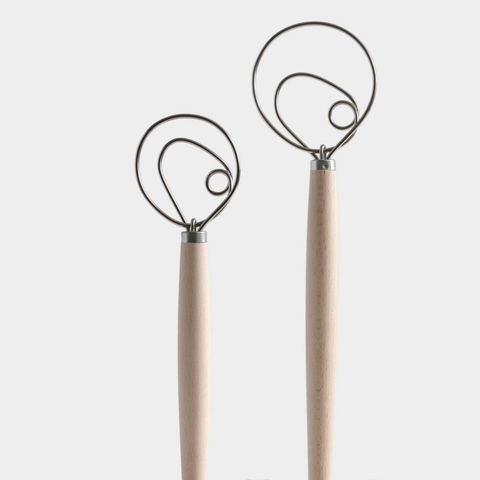 Large Danish Dough Whisk for Bread Mixing, 14" - Breadtopia