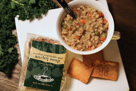 Garden Vegetable & Barley Soup, 7 oz - The Secret Garden