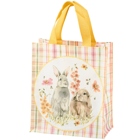 Flower Bunnies Daily Tote, 8.8"x10.3"x4.8" - Primitives by Kathy
