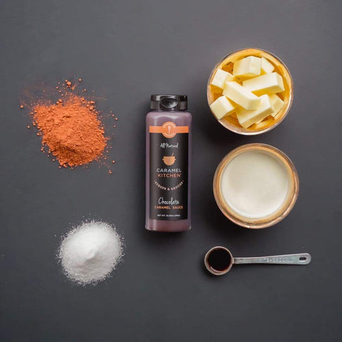 Chocolate Caramel Sauce, 9 oz - Caramel Kitchen