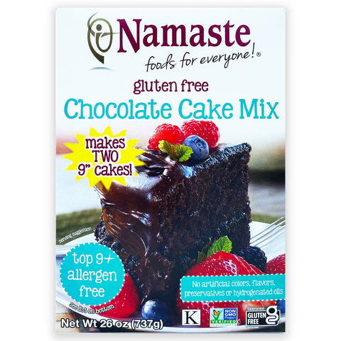 Chocolate Cake Mix, 26 oz, Gluten Free - Namaste Foods