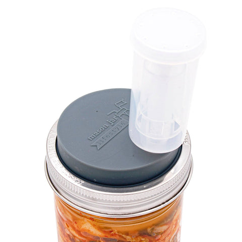 3 Piece Plastic Airlock for Fermenting in Mason Jars - Mason Jar Lifestyle