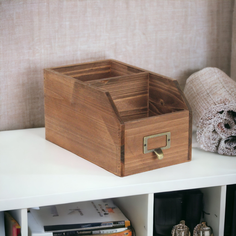 Cheungs Home Decor - Lucius Wooden 2 Slot Organizer
