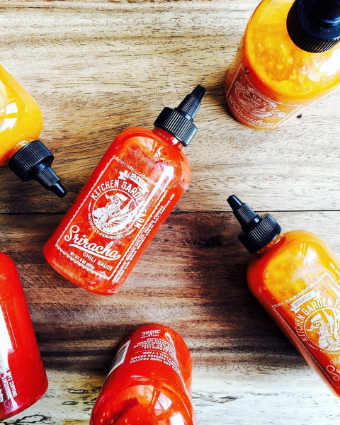 Organic Sriracha Chili Sauce, 8 oz - Kitchen Garden Farm