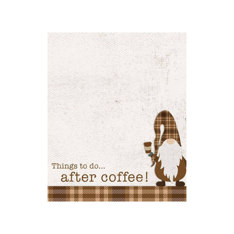 Things To Do...After Coffee! Mini Notepad - Col House Designs