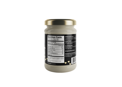 Premium Rendered Duck Fat - 14 oz Jars - Cornhusker Kitchen
