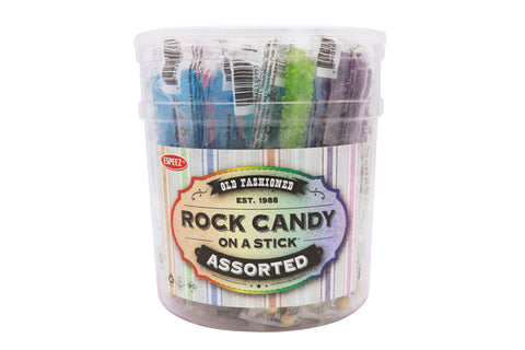 Rock Candy Sticks Assorted, 0.8oz - Grandpa Joe's