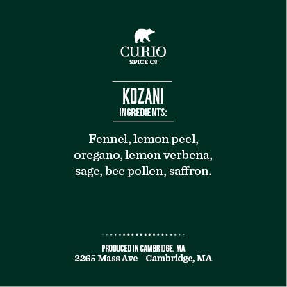 Kozani Spice, 1.5 oz tin - Curio Spice Co