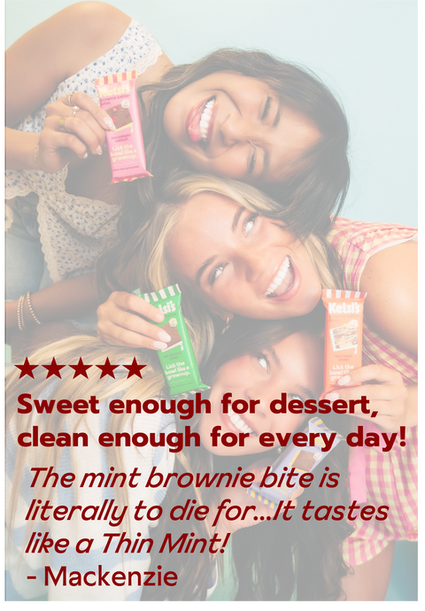 Mint Chocolate Crunch Brownie Batter Bite, Snack Size - Kelsi's
